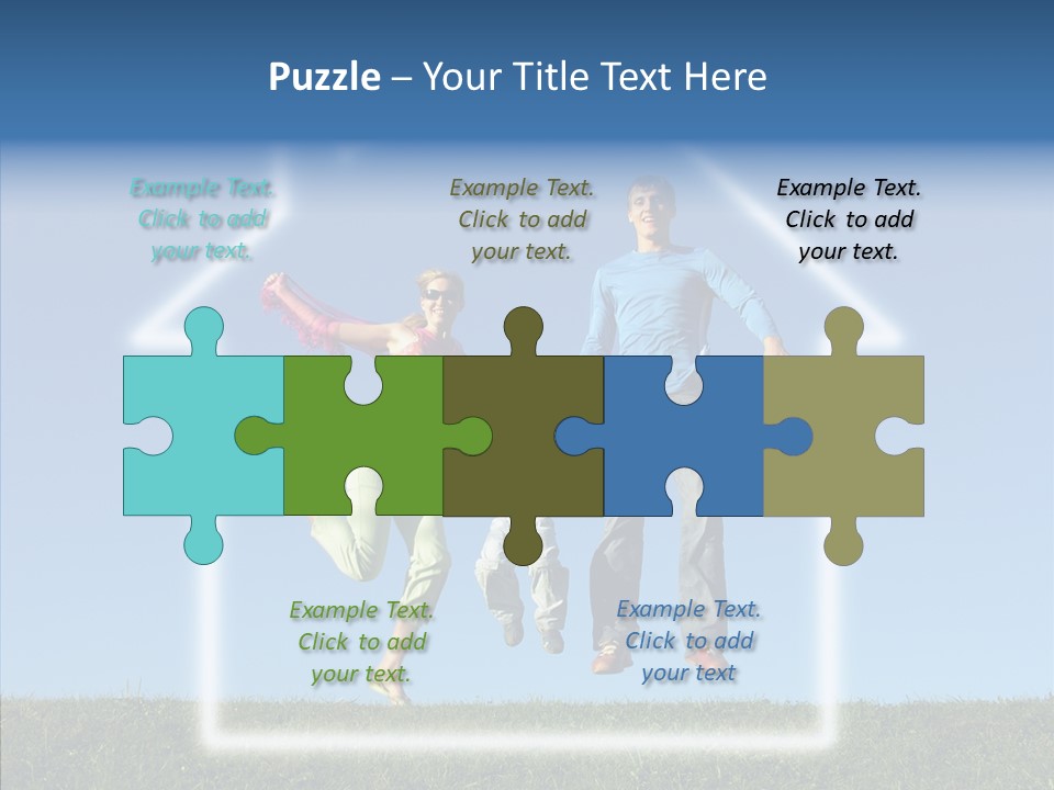 Male Woman Female PowerPoint Template