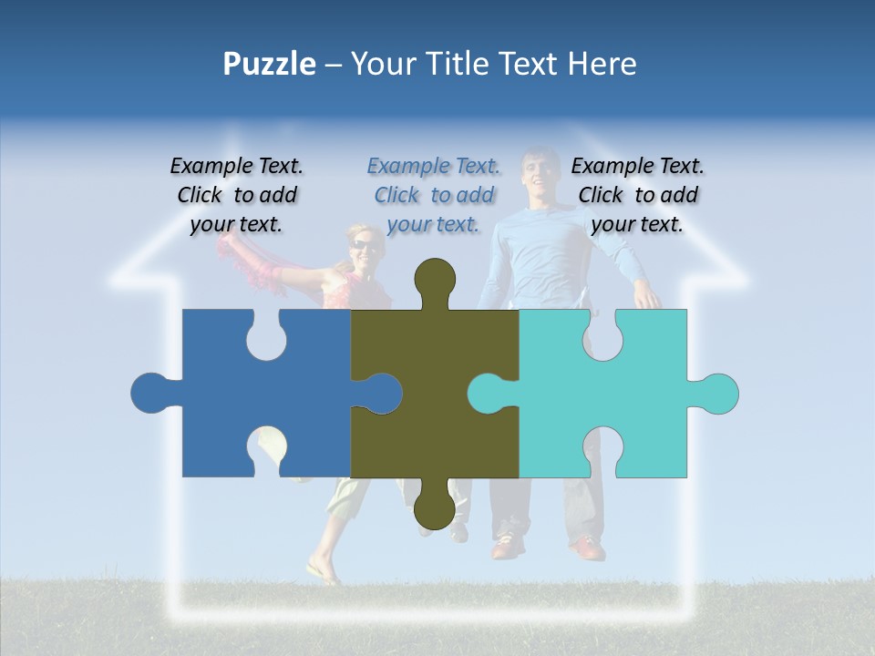 Male Woman Female PowerPoint Template