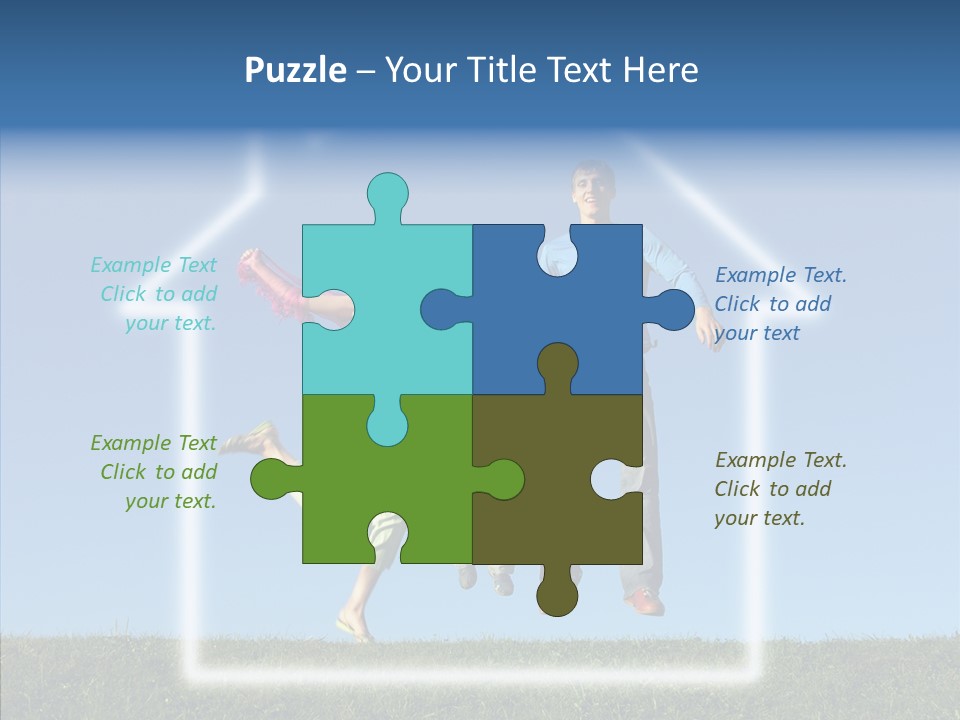 Male Woman Female PowerPoint Template