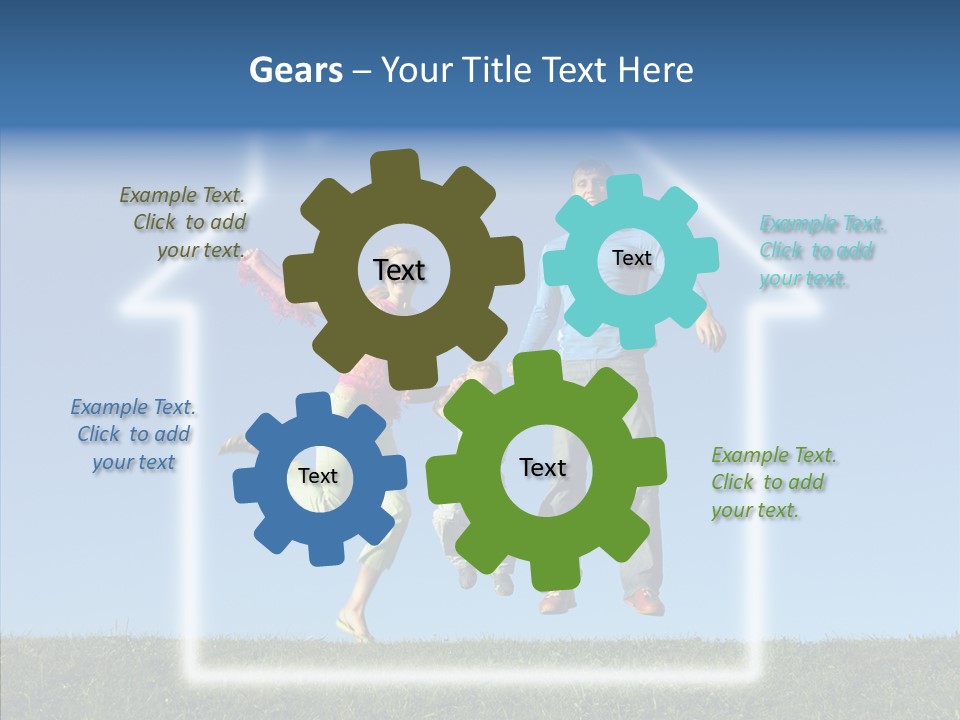 Male Woman Female PowerPoint Template