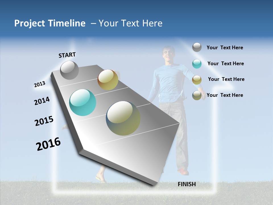 Male Woman Female PowerPoint Template