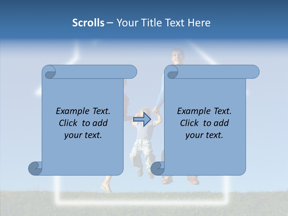 Male Woman Female PowerPoint Template