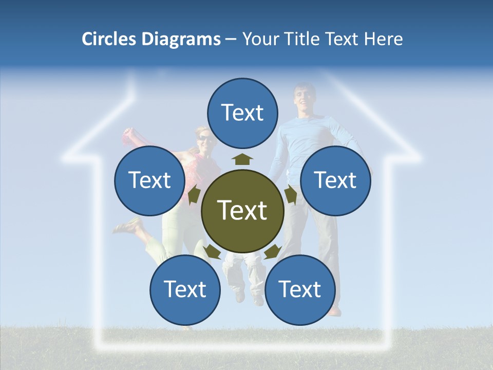 Male Woman Female PowerPoint Template