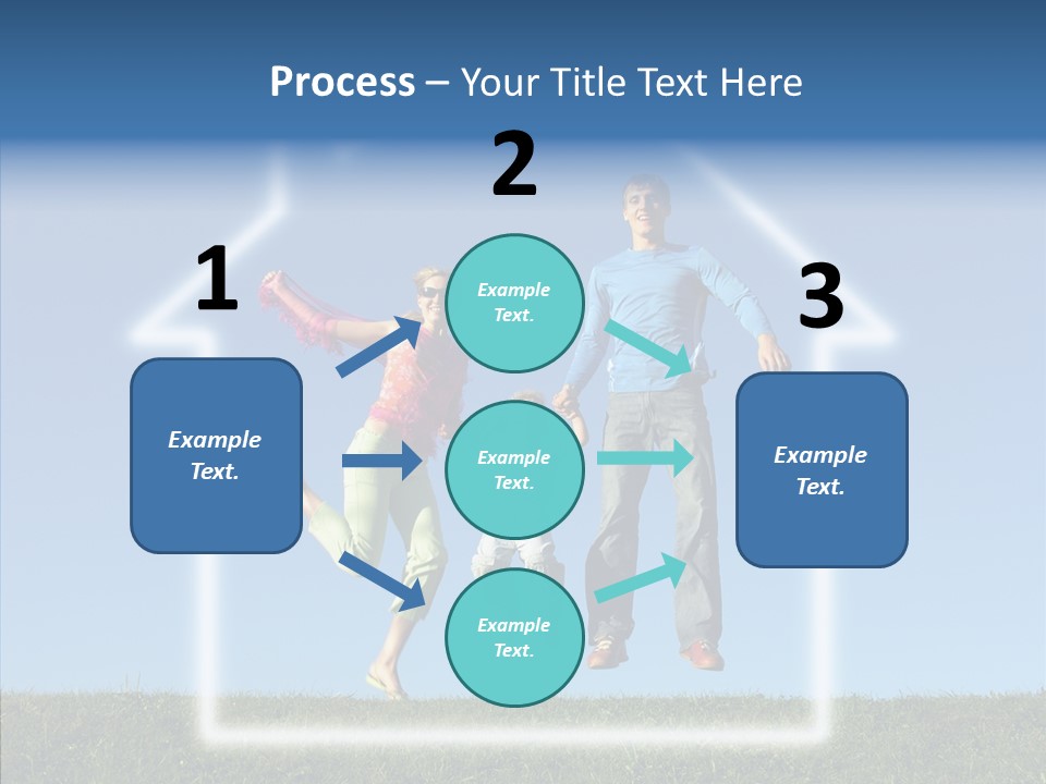 Male Woman Female PowerPoint Template