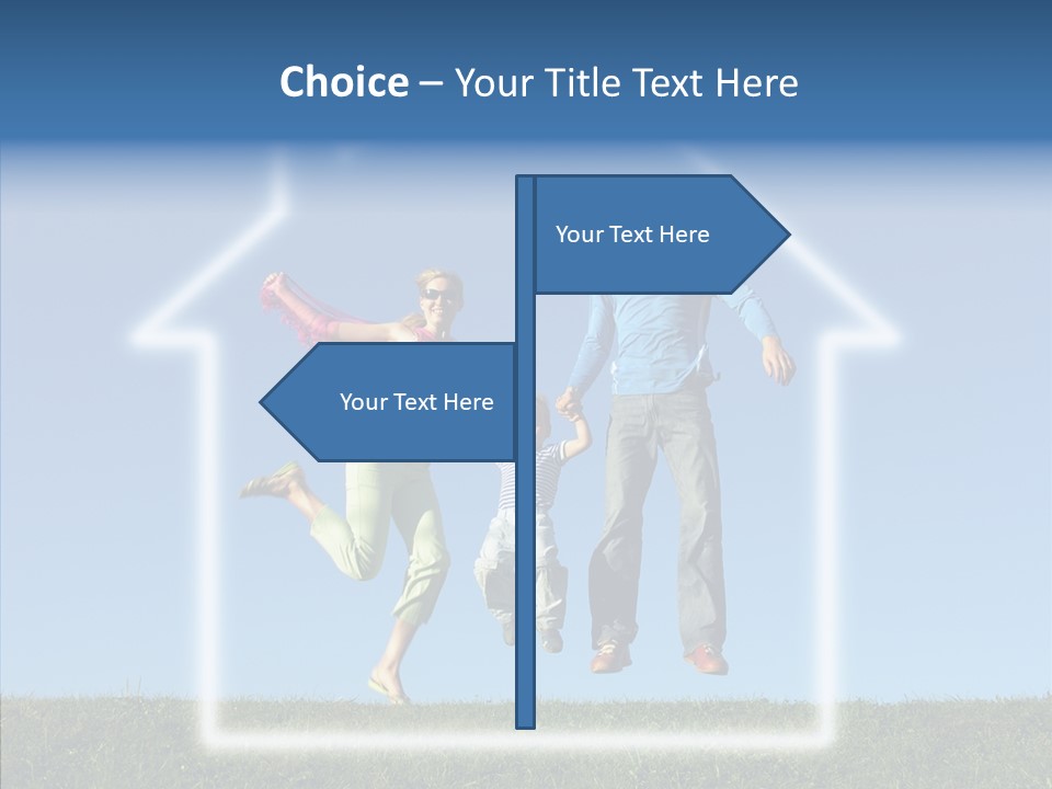 Male Woman Female PowerPoint Template