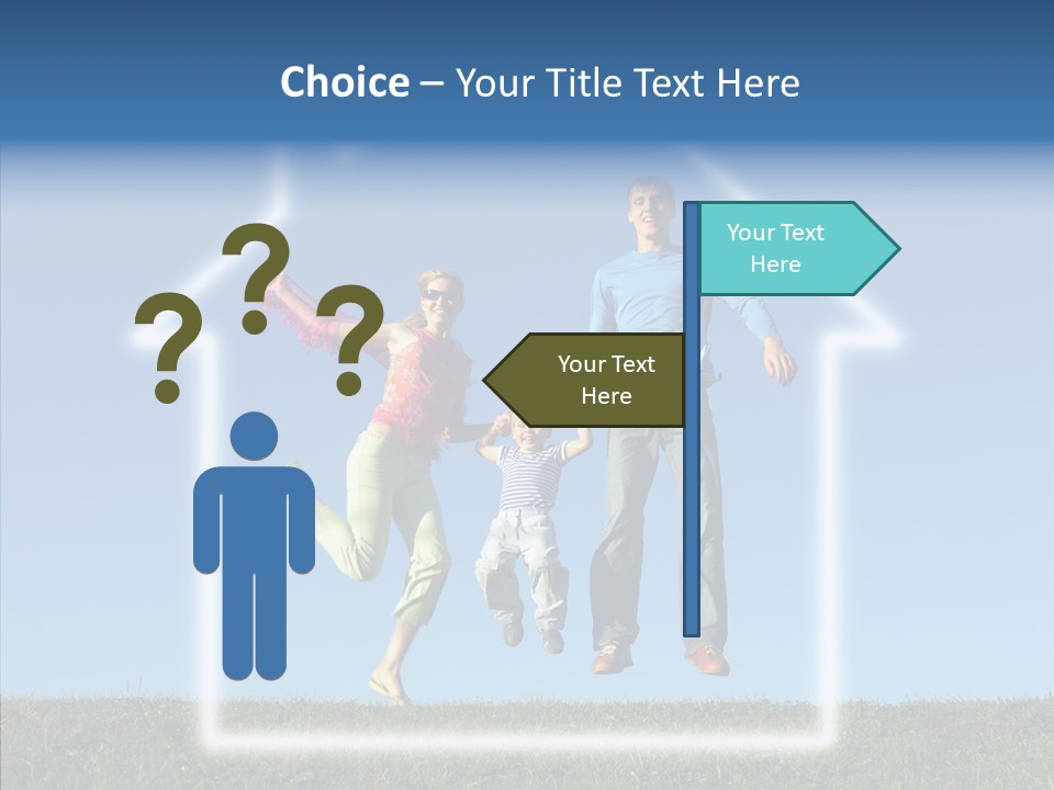 Male Woman Female PowerPoint Template