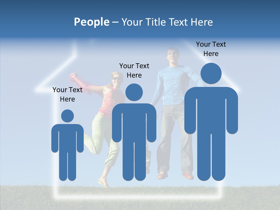 Male Woman Female PowerPoint Template