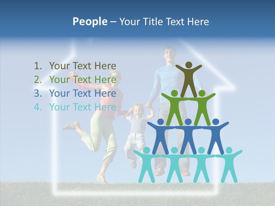 Male Woman Female PowerPoint Template