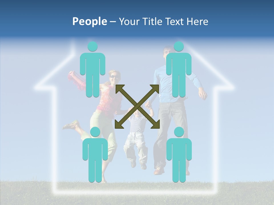 Male Woman Female PowerPoint Template