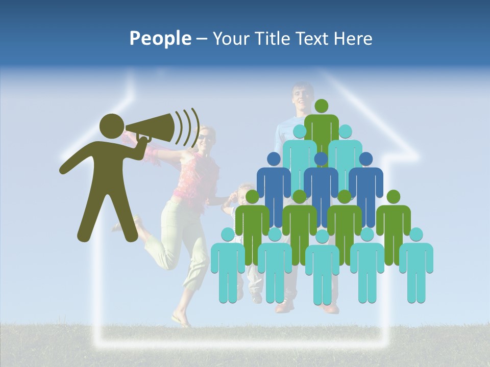 Male Woman Female PowerPoint Template