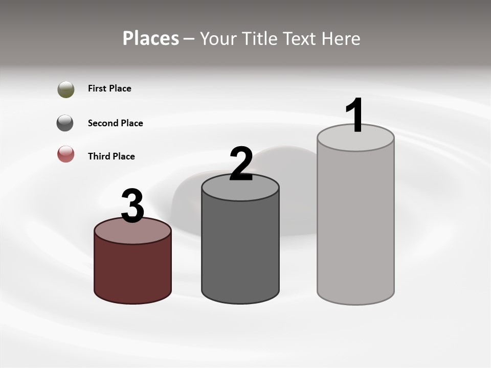Line Floating Dessert PowerPoint Template
