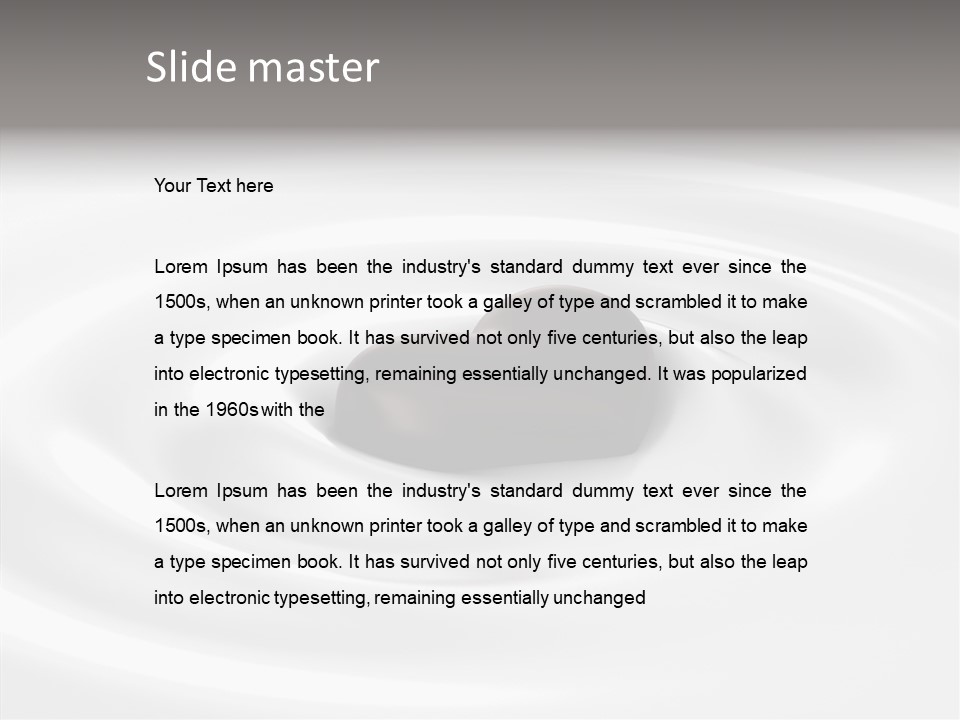 Line Floating Dessert PowerPoint Template