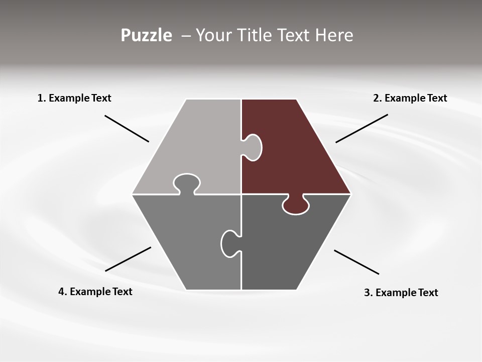 Line Floating Dessert PowerPoint Template