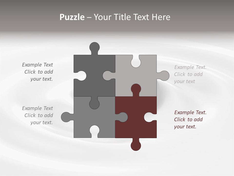 Line Floating Dessert PowerPoint Template