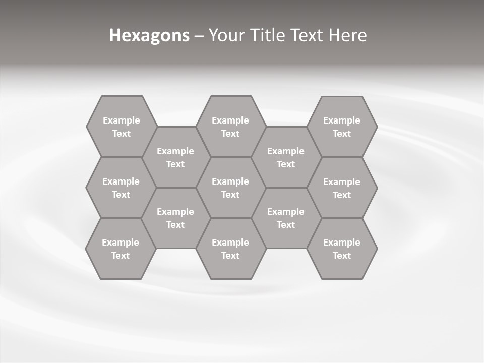 Line Floating Dessert PowerPoint Template