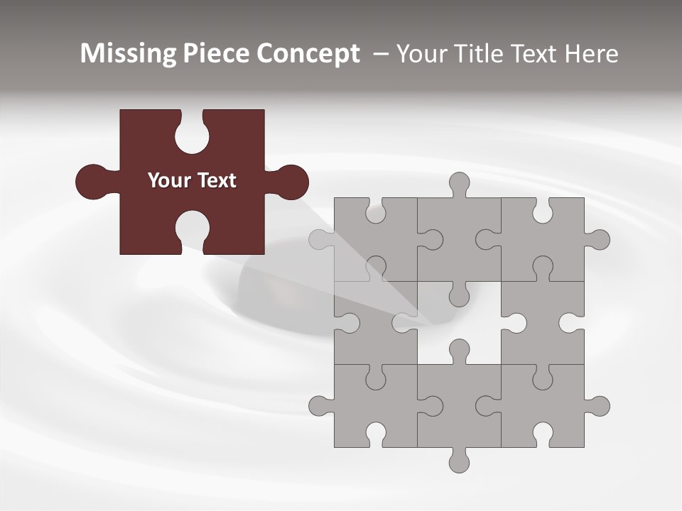 Line Floating Dessert PowerPoint Template