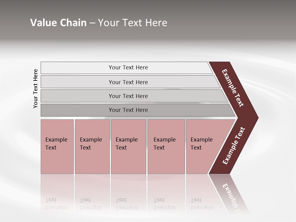 Line Floating Dessert PowerPoint Template