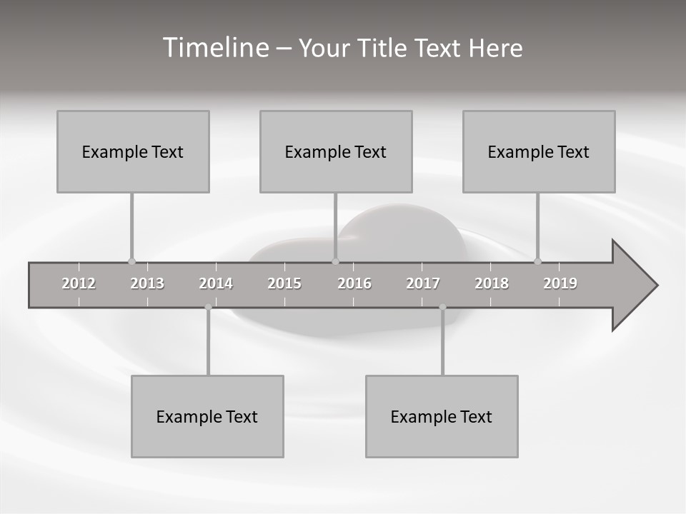 Line Floating Dessert PowerPoint Template