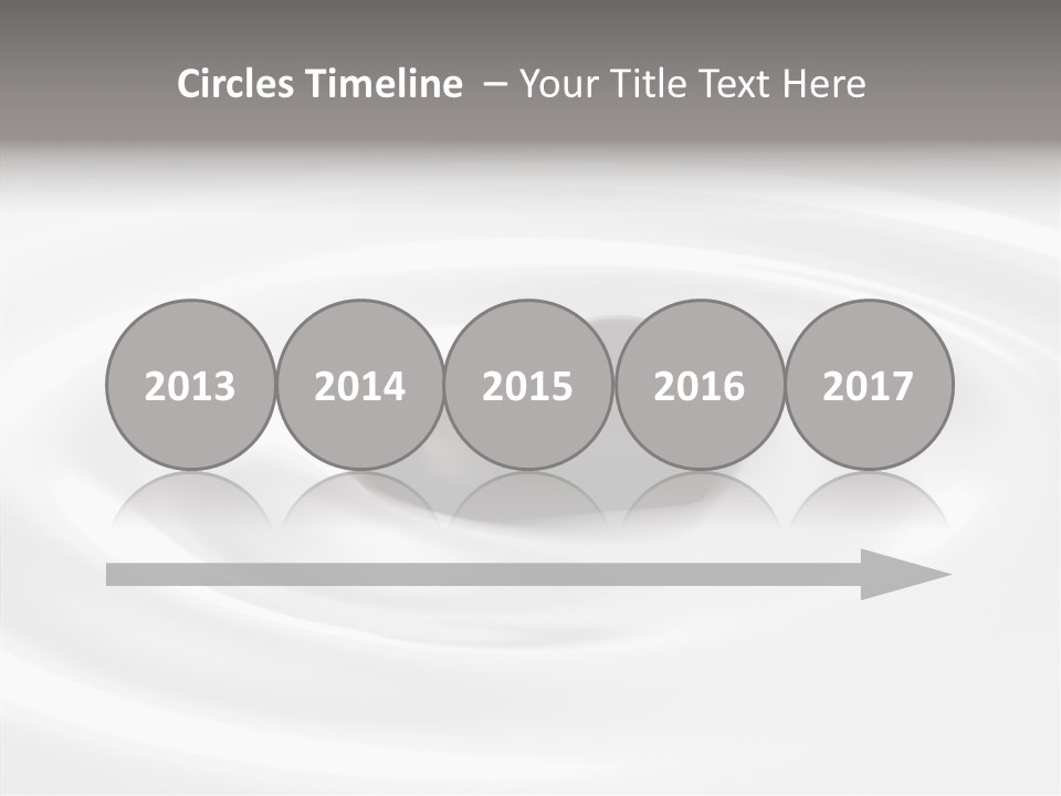 Line Floating Dessert PowerPoint Template