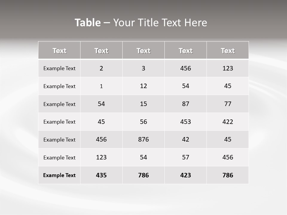 Line Floating Dessert PowerPoint Template