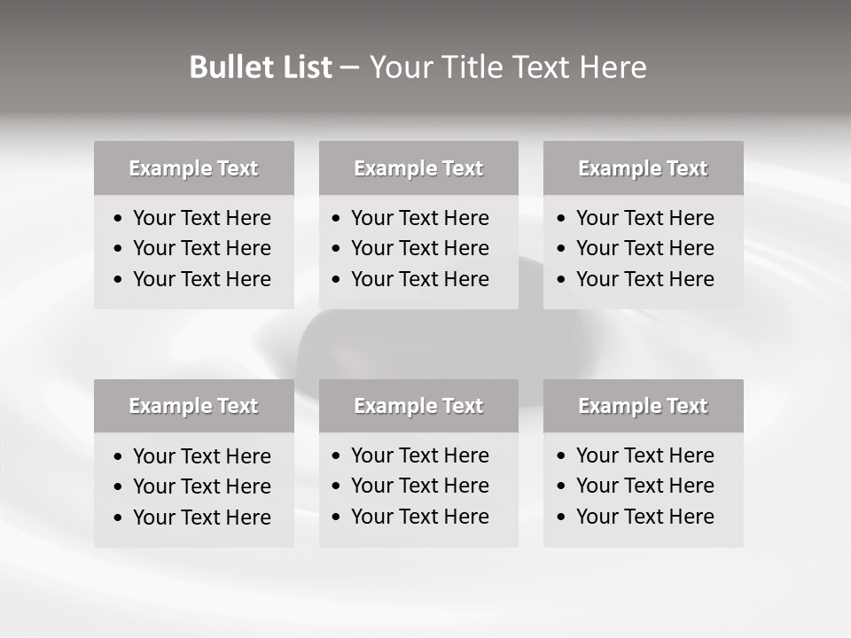 Line Floating Dessert PowerPoint Template