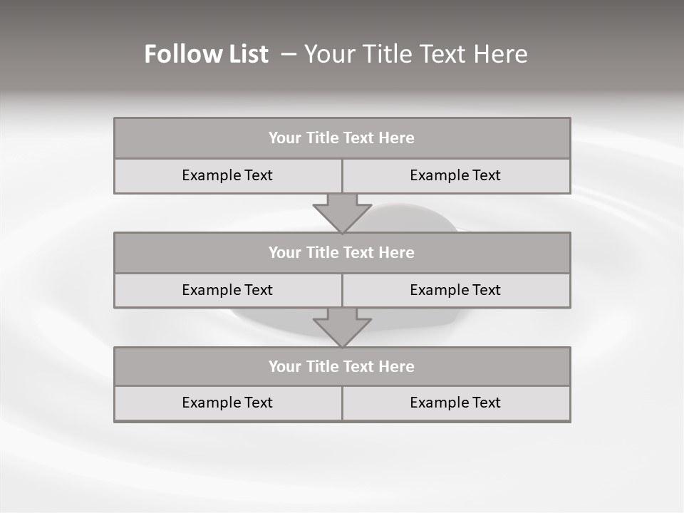 Line Floating Dessert PowerPoint Template