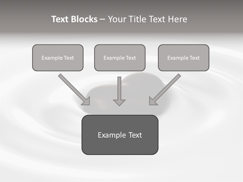 Line Floating Dessert PowerPoint Template