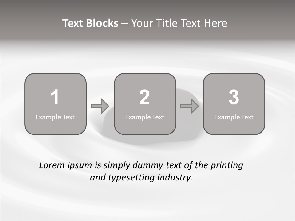 Line Floating Dessert PowerPoint Template