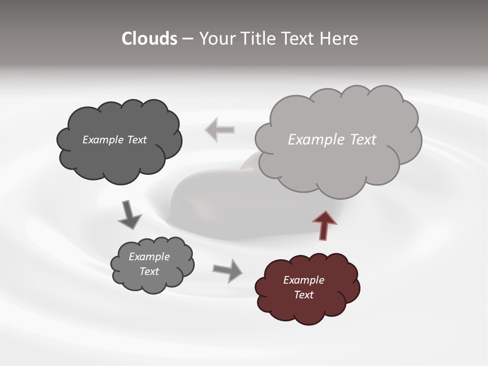 Line Floating Dessert PowerPoint Template