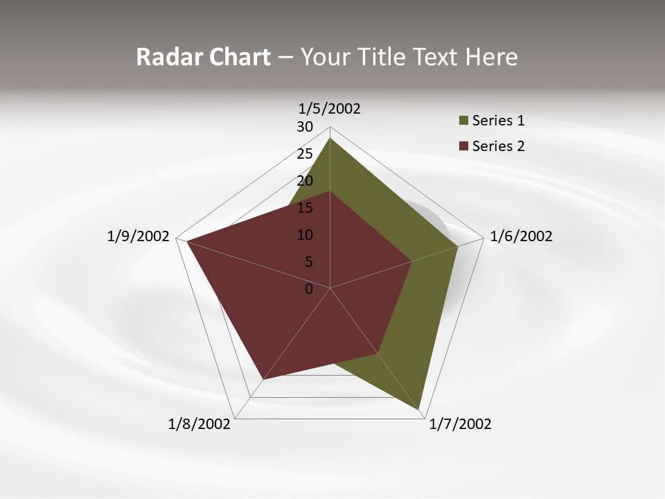 Line Floating Dessert PowerPoint Template