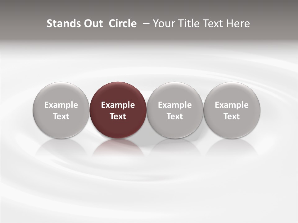 Line Floating Dessert PowerPoint Template