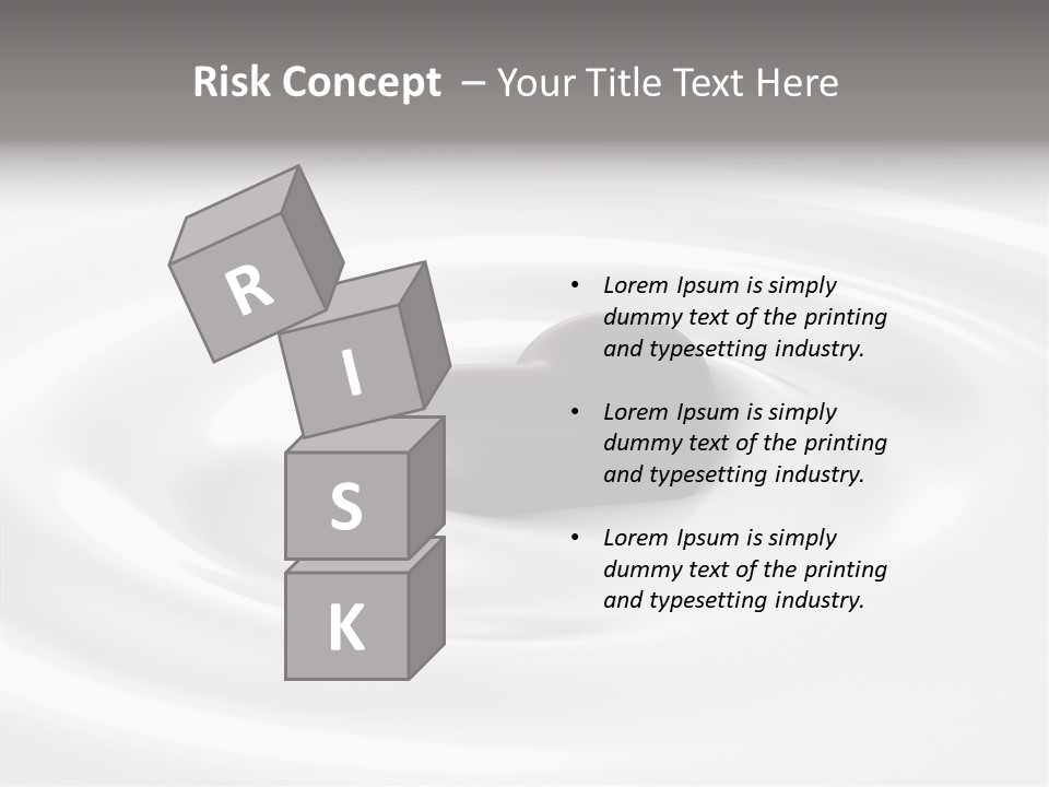 Line Floating Dessert PowerPoint Template