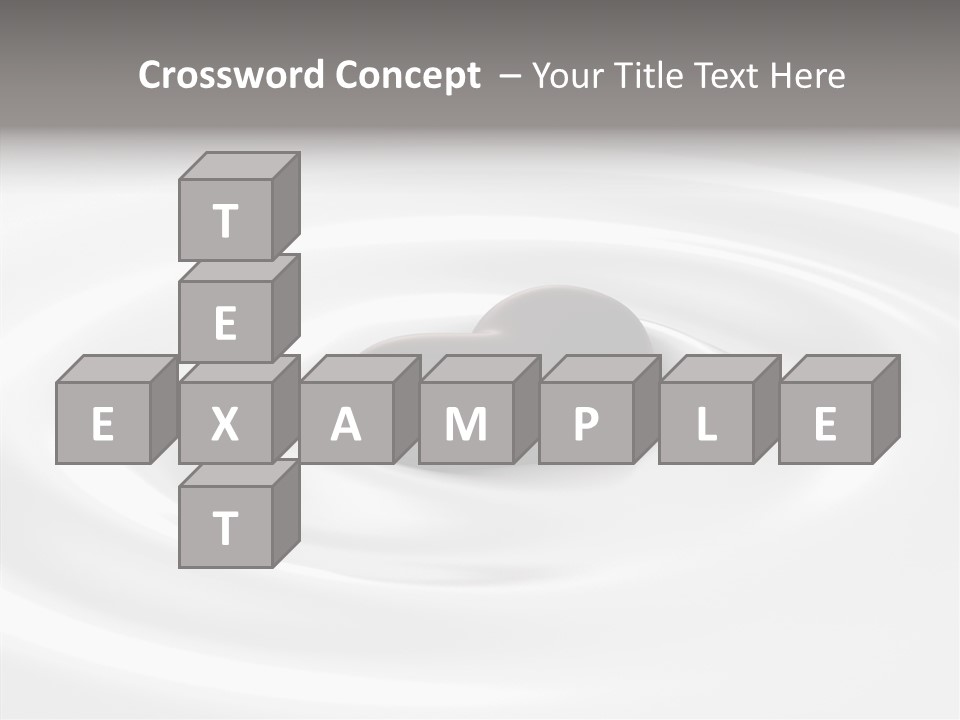 Line Floating Dessert PowerPoint Template