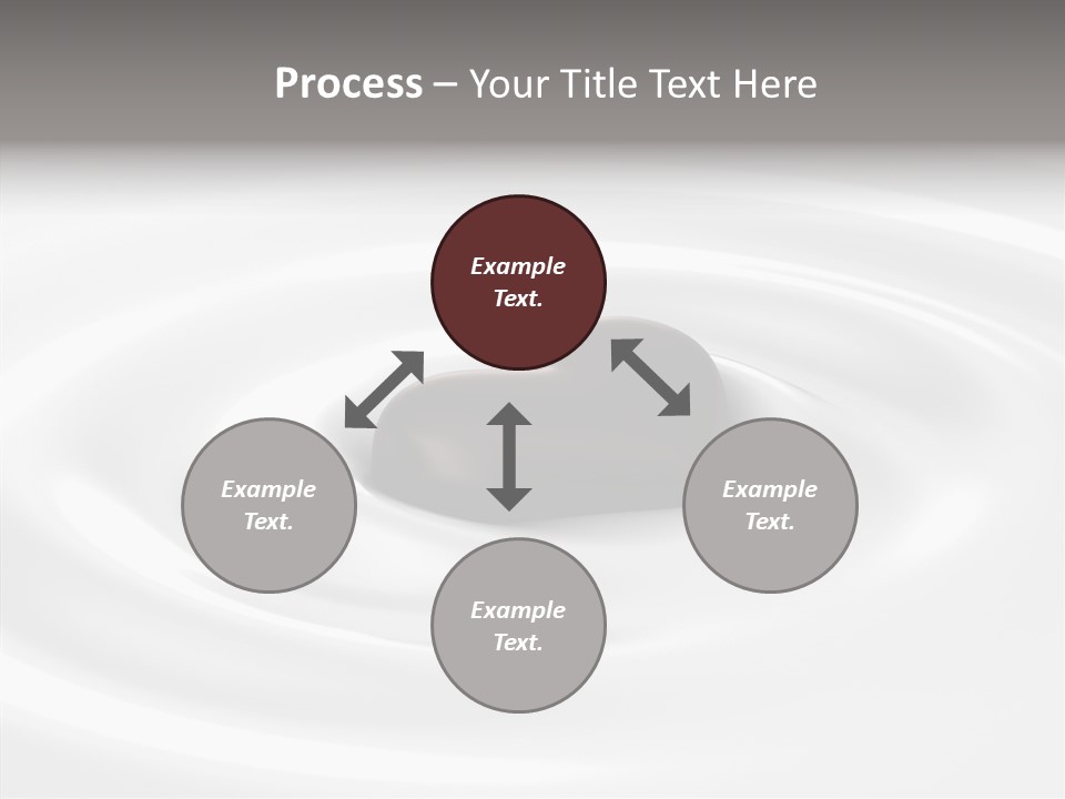 Line Floating Dessert PowerPoint Template