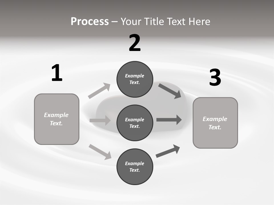 Line Floating Dessert PowerPoint Template