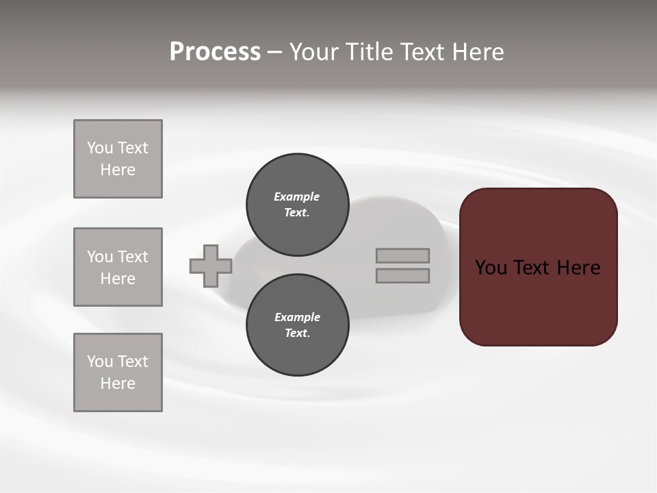 Line Floating Dessert PowerPoint Template