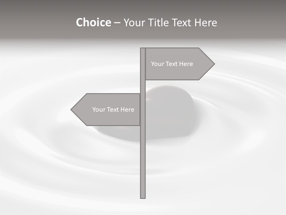Line Floating Dessert PowerPoint Template