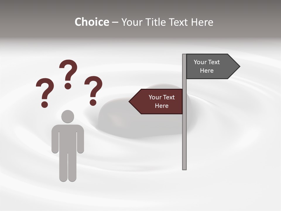 Line Floating Dessert PowerPoint Template