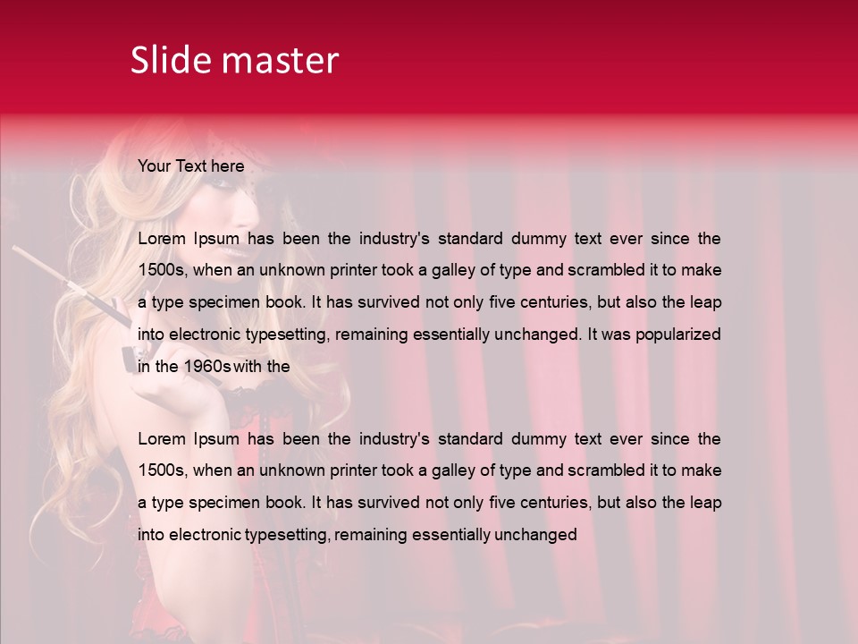 Bonnet People Corset PowerPoint Template