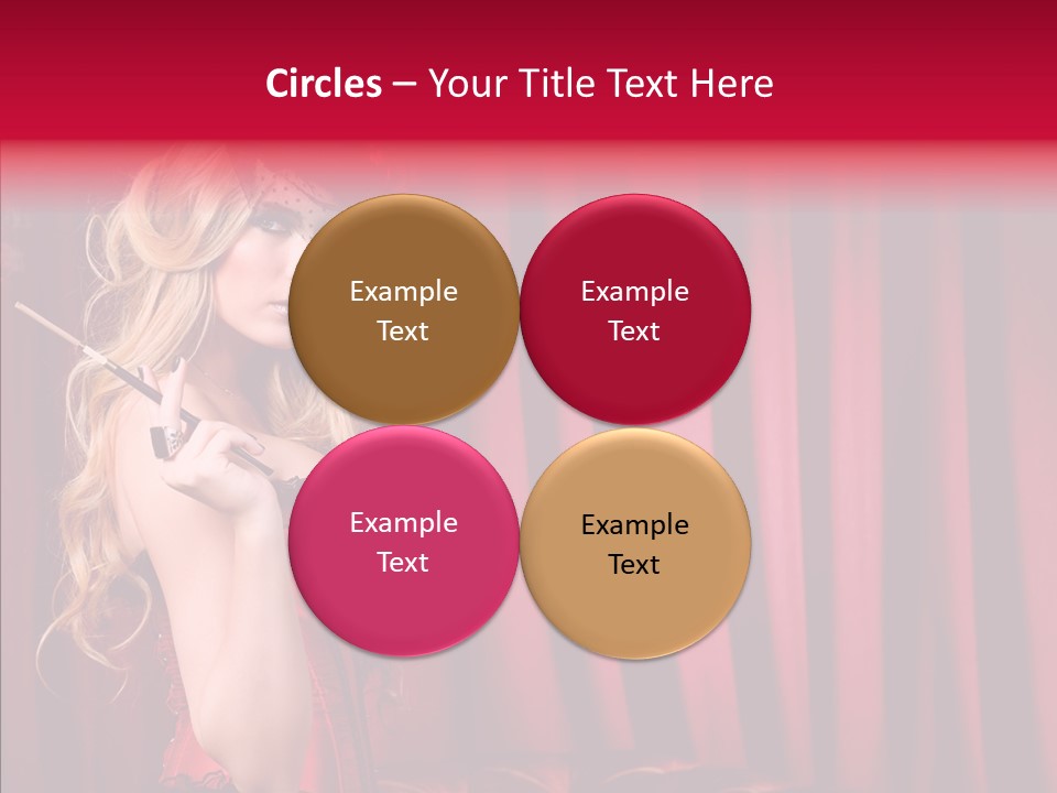 Bonnet People Corset PowerPoint Template