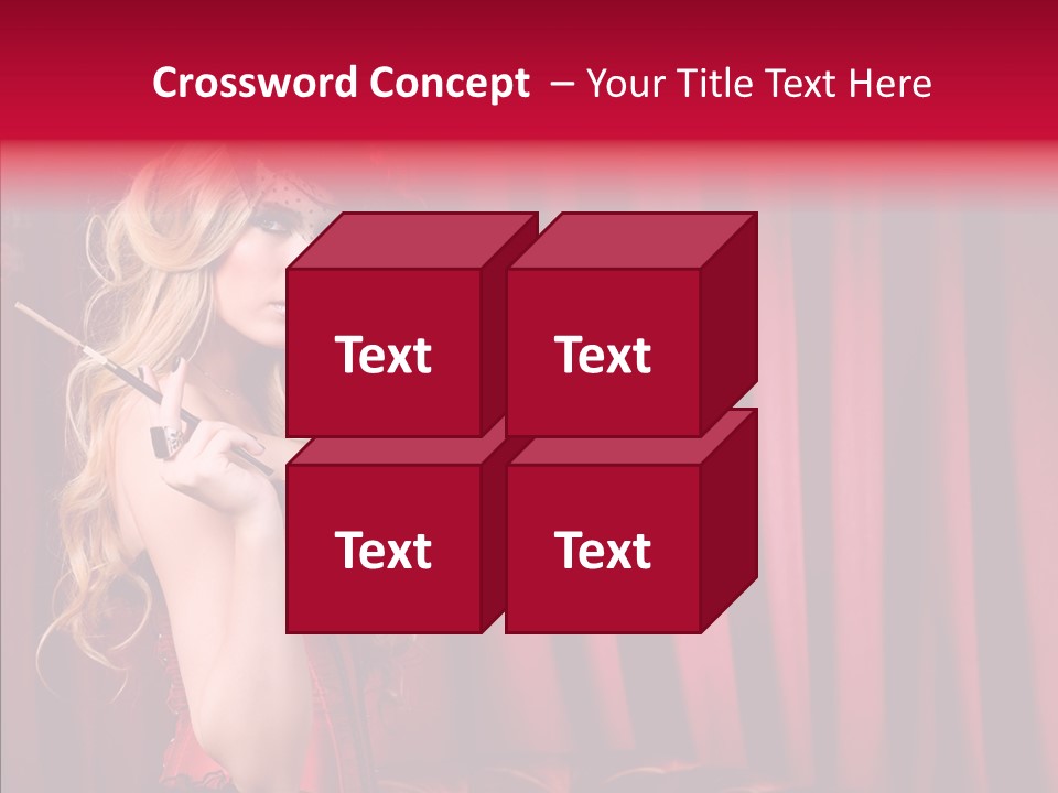 Bonnet People Corset PowerPoint Template