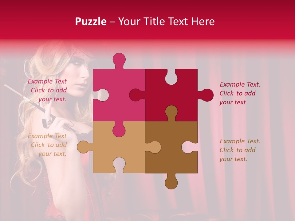 Bonnet People Corset PowerPoint Template