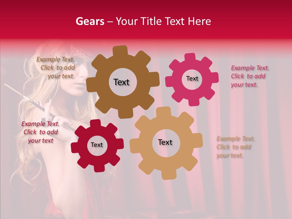 Bonnet People Corset PowerPoint Template