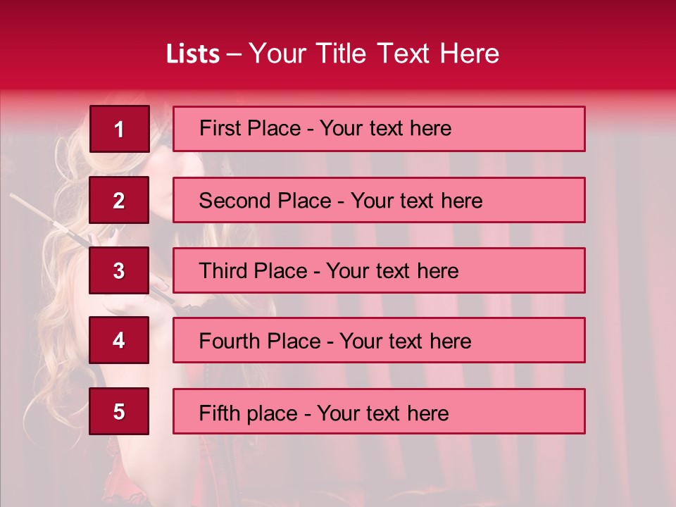 Bonnet People Corset PowerPoint Template