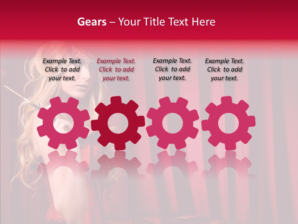 Bonnet People Corset PowerPoint Template