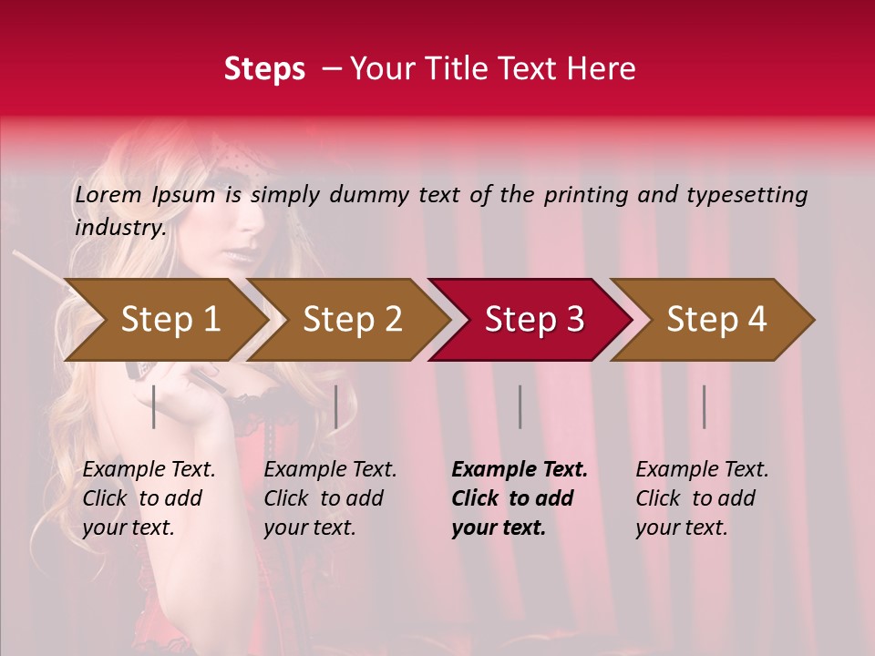 Bonnet People Corset PowerPoint Template