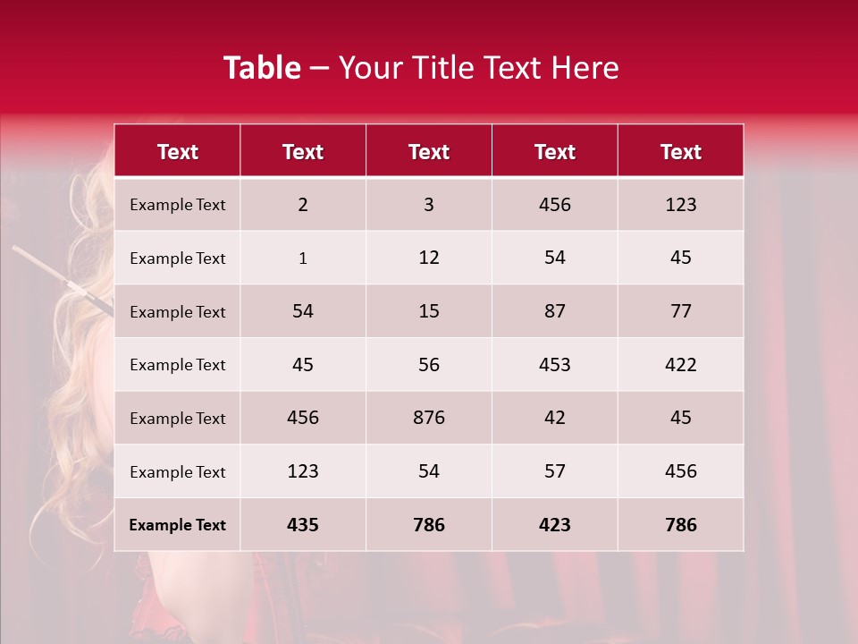 Bonnet People Corset PowerPoint Template