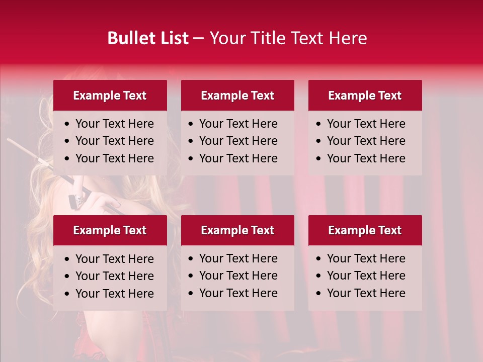 Bonnet People Corset PowerPoint Template