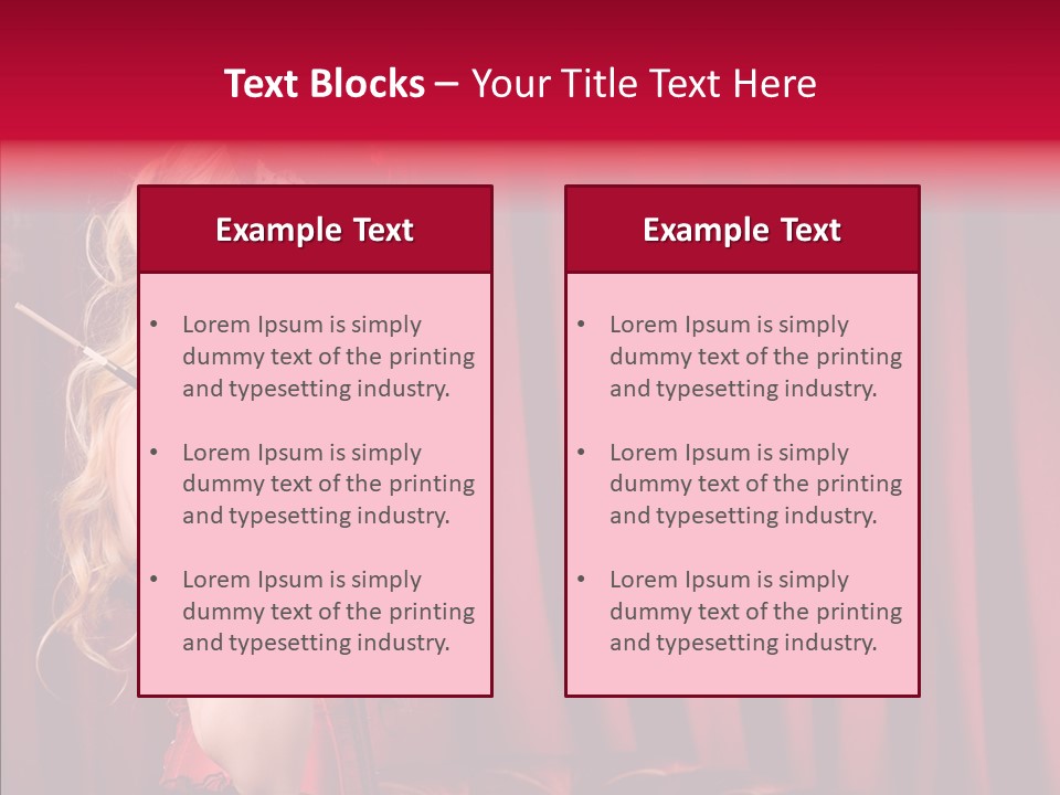 Bonnet People Corset PowerPoint Template