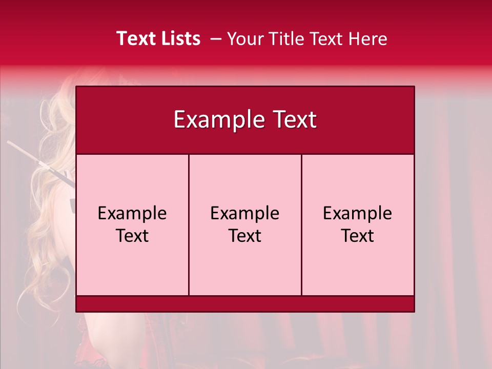 Bonnet People Corset PowerPoint Template